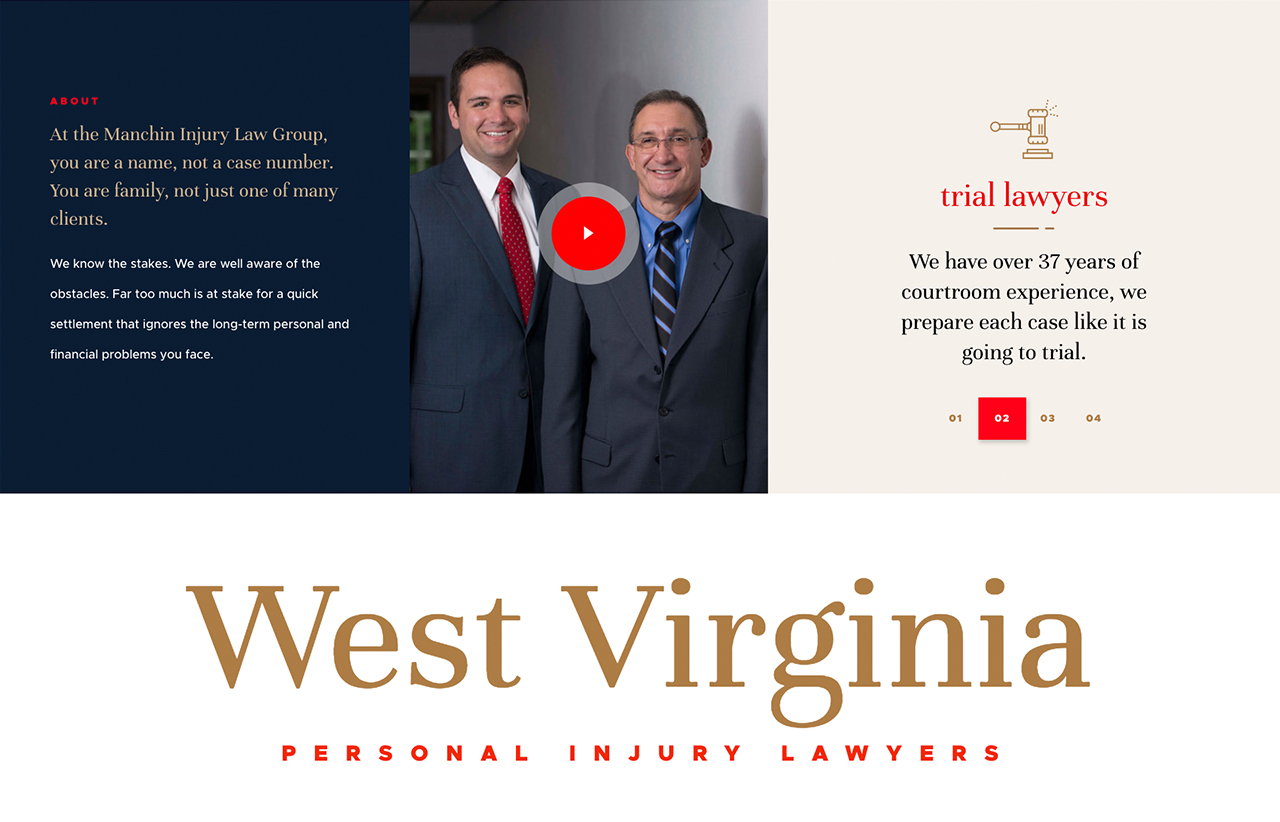 Manchin Injury Law Group Marketing for Lawyers