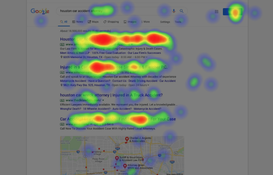 Click Test Study for 2020: Do Consumers Click on Paid Ads or Organic Results When Trying to Find a Lawyer Online?