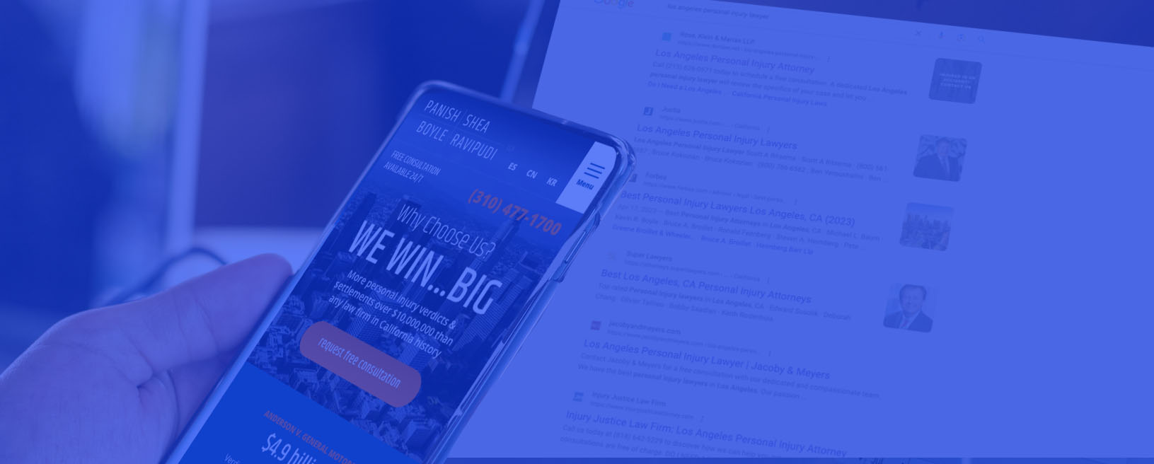 Google search and mobile site
